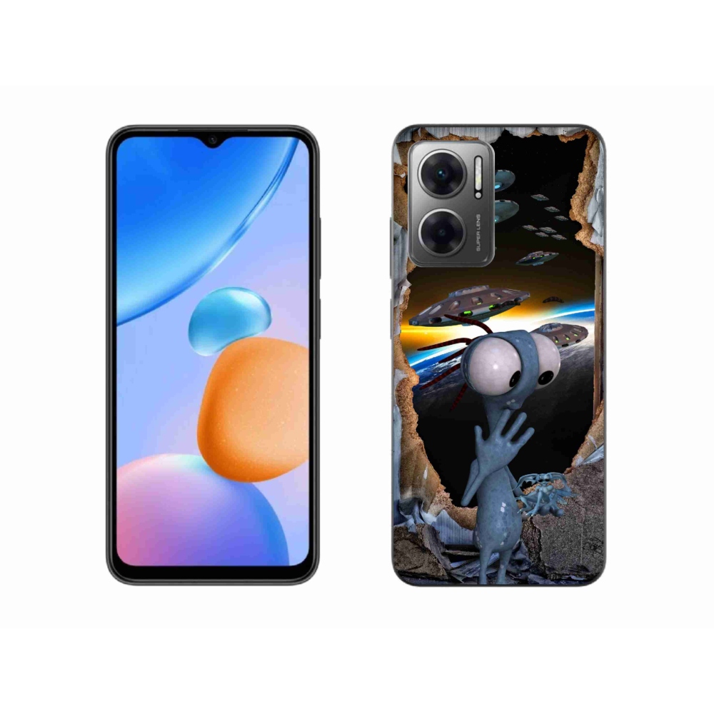Gélový kryt mmCase na Xiaomi Redmi 10 5G - mimozemšťan