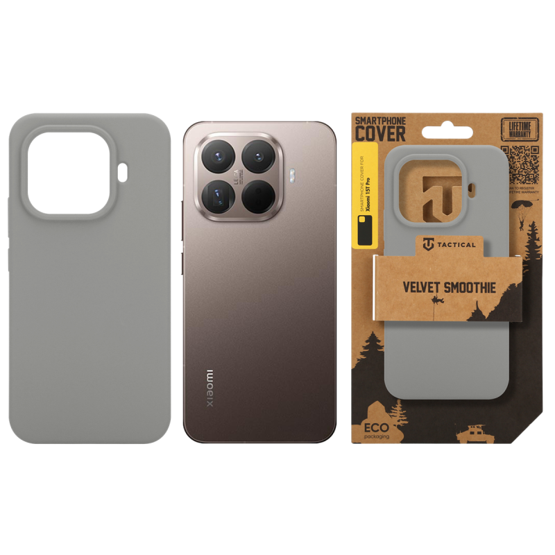 Tactical Velvet Smoothie Kryt pre Xiaomi 15T Pre Foggy