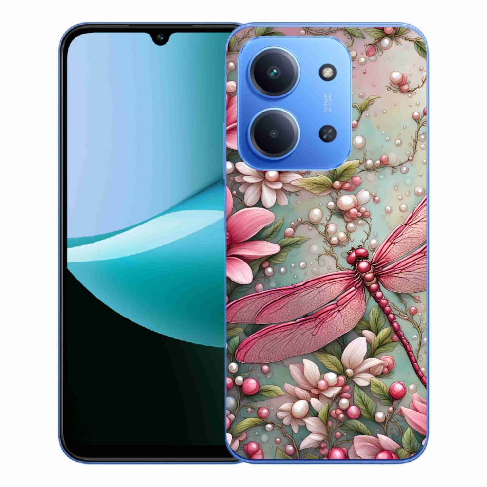 Gélový kryt mmCase na Xiaomi Redmi 15C 4G/5G (173mm) - vážka