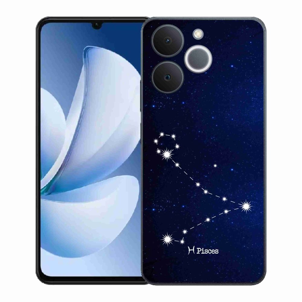 Gélový kryt mmCase na Realme Note 70T - súhvezdie Ryby