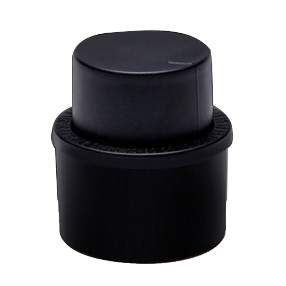 Uzáver s pumpičkou na sýtené nápoje - čierny