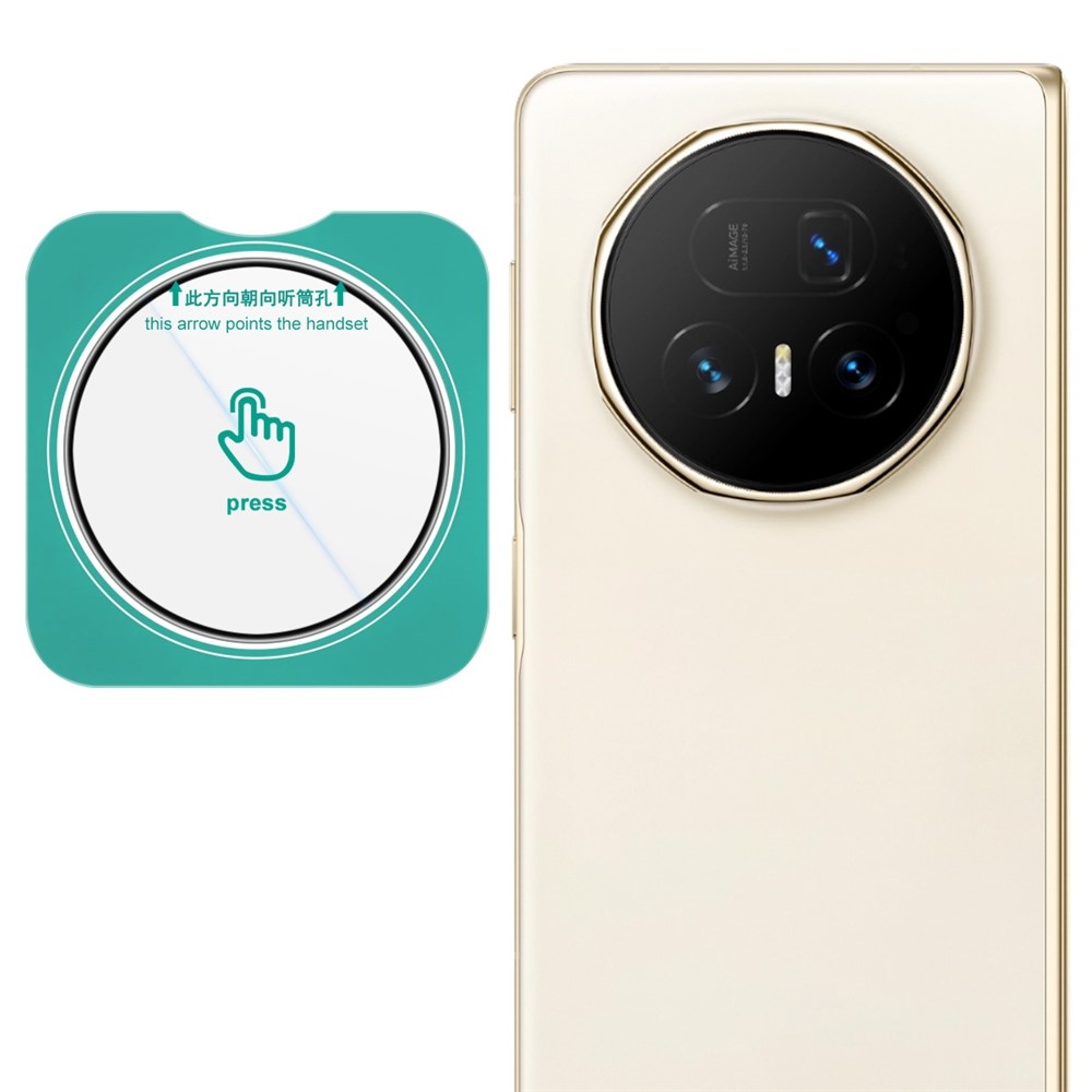 IMK sklo šošovky fotoaparátu na mobil Honor Magic V5 s aplikačným rámčekom