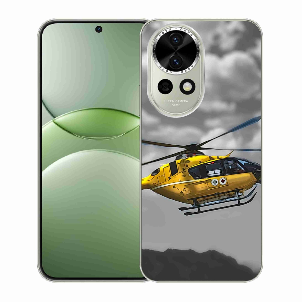 Gélový kryt mmCase na Huawei Nova 13 5G - žltá helikoptéra