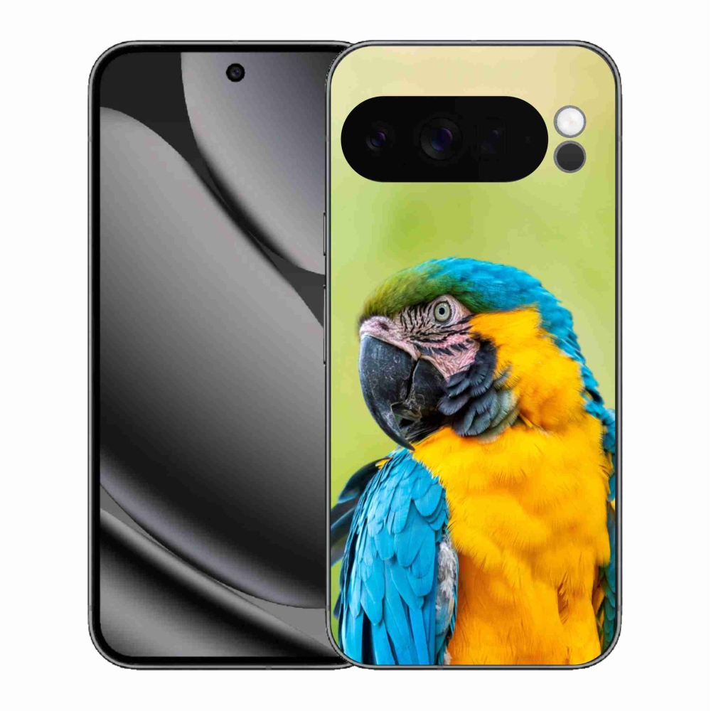 Gélový kryt mmCase na Google Pixel 10 Pro XL - papagáj ara 2