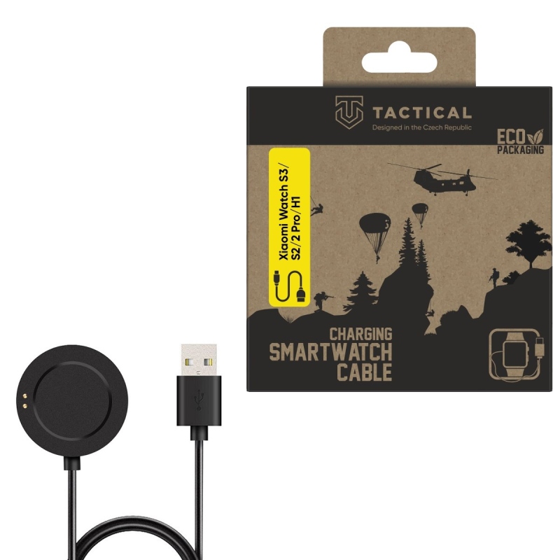 Tactical USB Nabíjací Kábel pre Xiaomi Watch S3/S2/2 Pro/H1