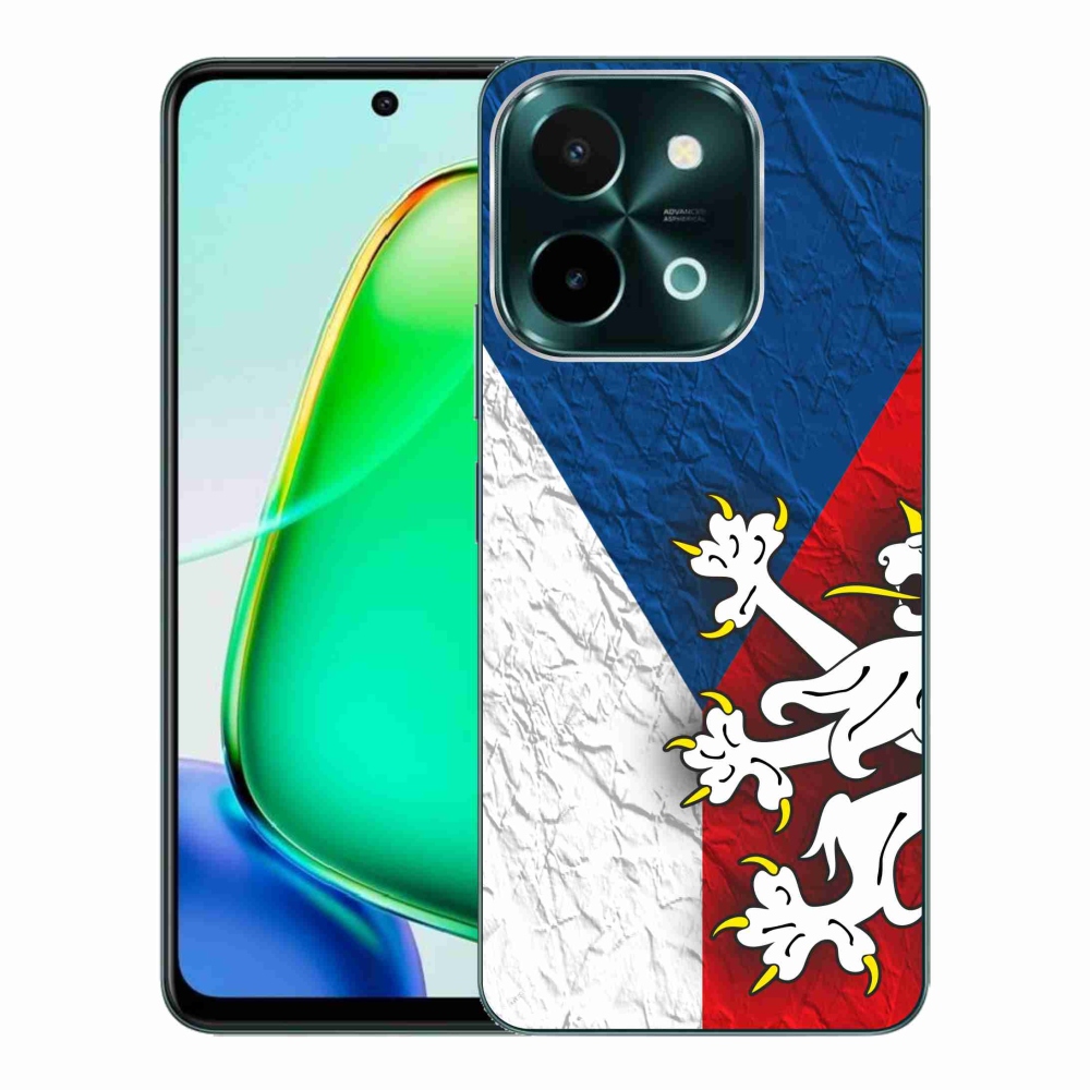 Gélový kryt mmCase na Vivo Y28 - česká vlajka 1