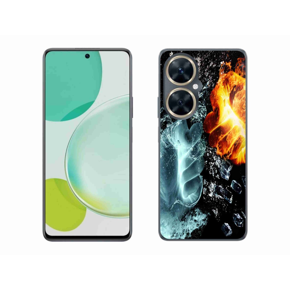 Gélový kryt mmCase na Huawei Nova 11i - voda a oheň