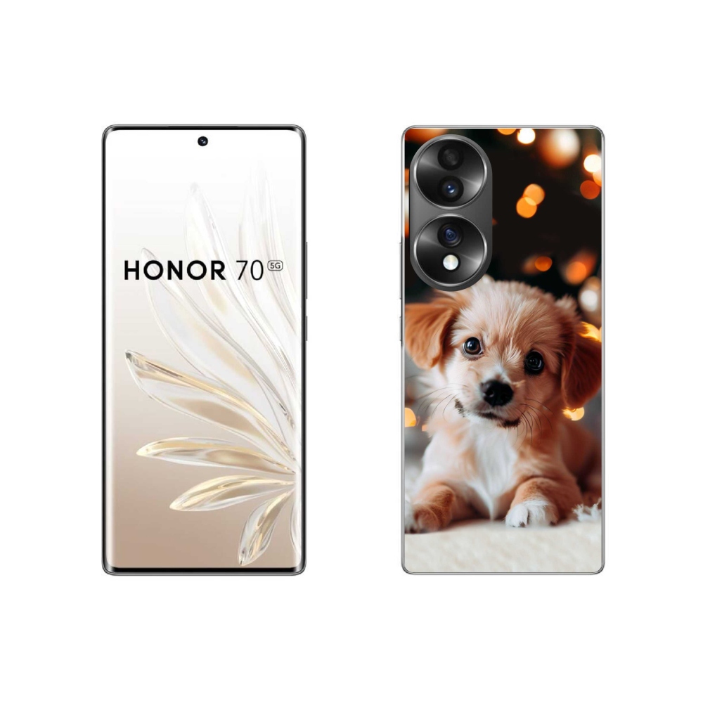 Gélový kryt mmCase na Honor 70 - šteniatko