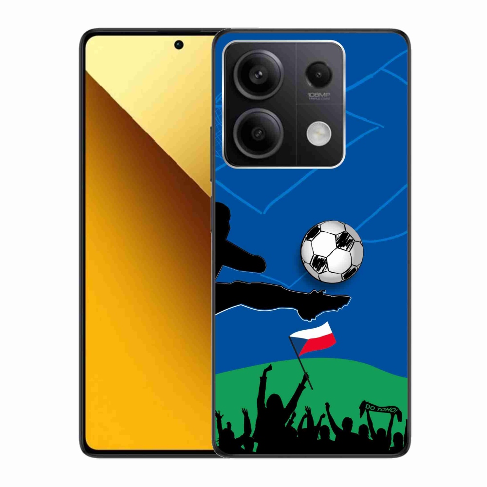 Gélový kryt mmCase na Xiaomi Redmi Note 13 5G - fanúšikovia futbalu
