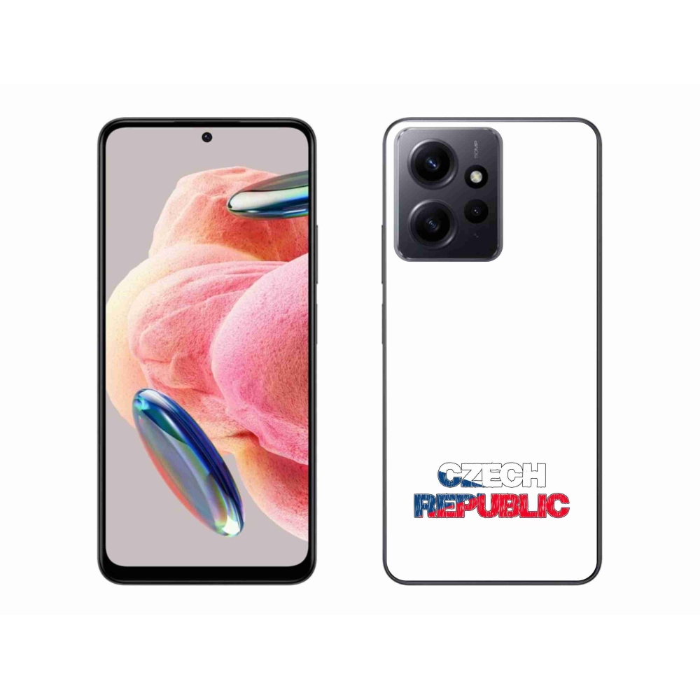 Gélový kryt mmCase na Xiaomi Redmi Note 12 4G - Czech Republic biele pozadie