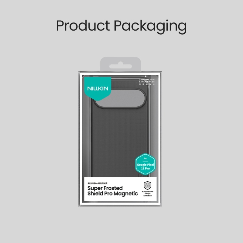 Nillkin Super Frosted PRO Magnetic zadný kryt pre Google Pixel 11 Pro, čierny