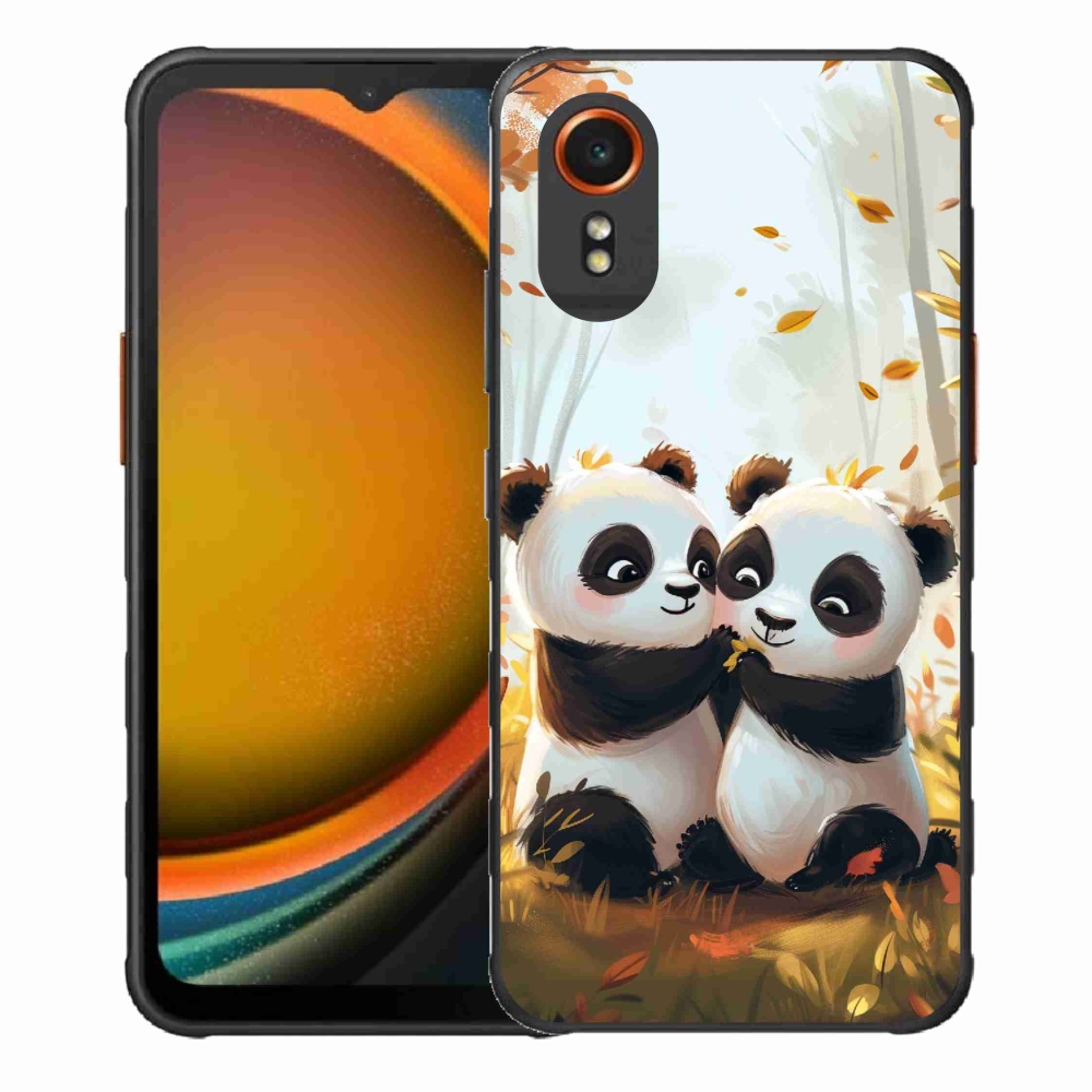 Gélový kryt mmCase na Samsung Galaxy Xcover 7 - pandy