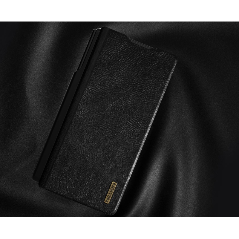 Nillkin Qin Book PRO Puzdro so slotom na pero pre Samsung Galaxy Z Fold 7 Brown
