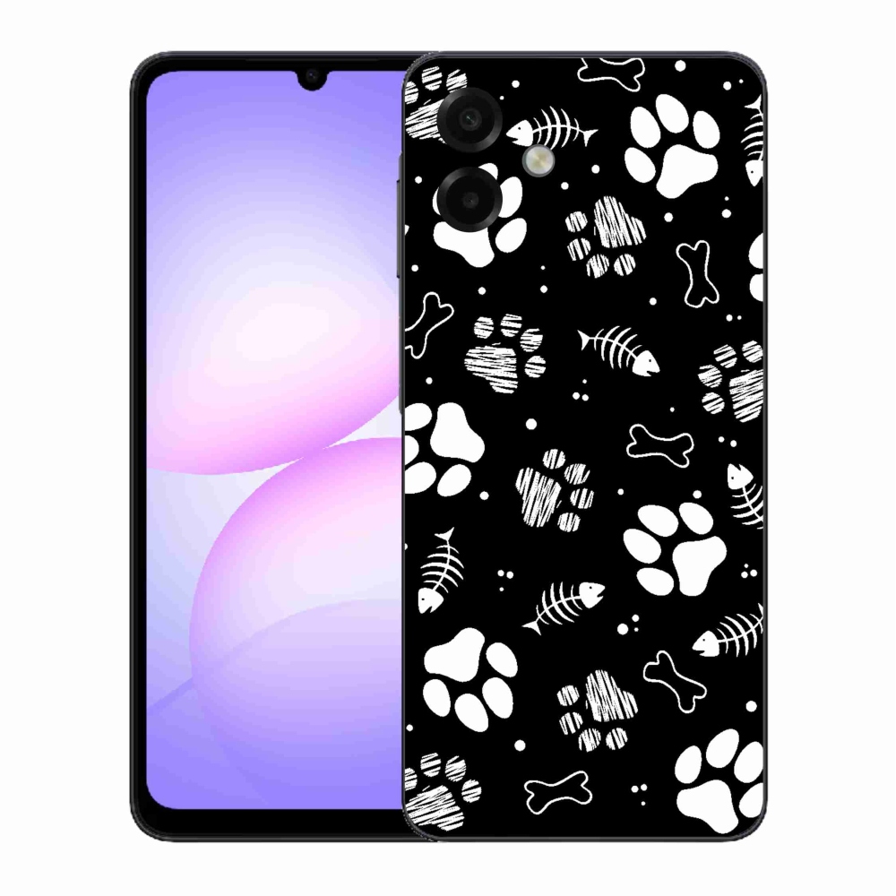 Gélový kryt mmCase na Samsung Galaxy A07 4G - psie labky