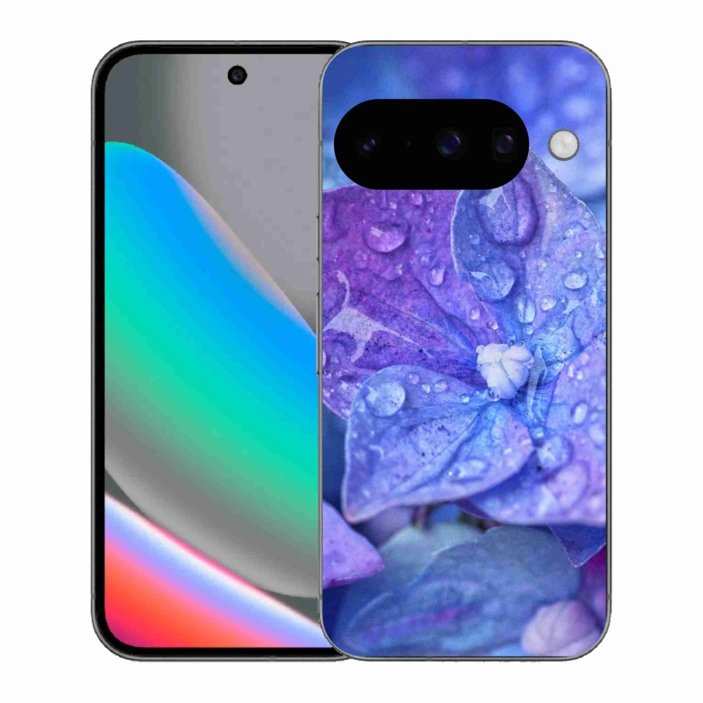 Gélový kryt mmCase na Google Pixel 10 - fialový kvet