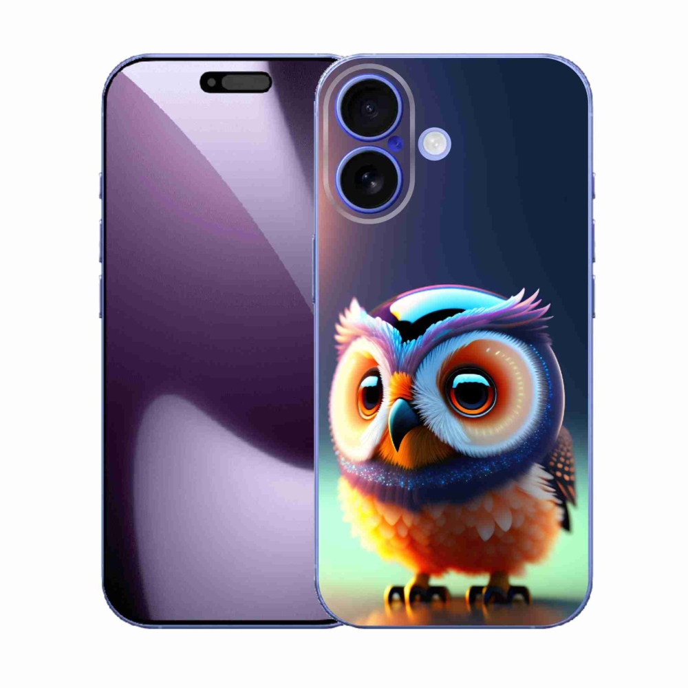 Gélový kryt mmCase na iPhone 17 - malá sova