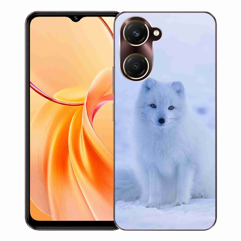 Gélový kryt mmCase na Vivo Y28s 5G - polárna líška