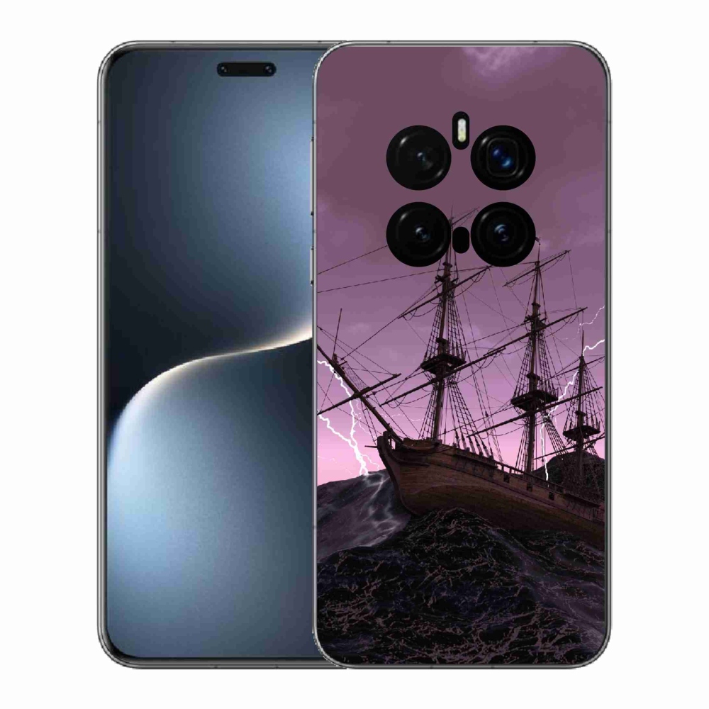 Gélový kryt mmCase na Honor Magic 7 Pro 5G - loď v búrke