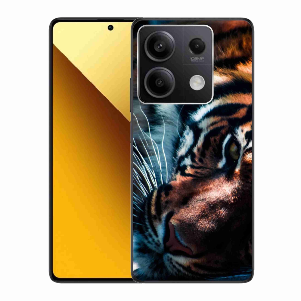 Gélový kryt mmCase na Xiaomi Redmi Note 13 5G - tigrie pohľad