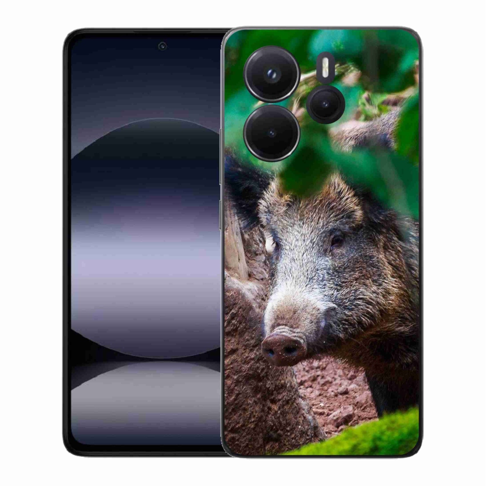 Gélový kryt mmCase na Xiaomi Redmi Note 14 - divoké prasa