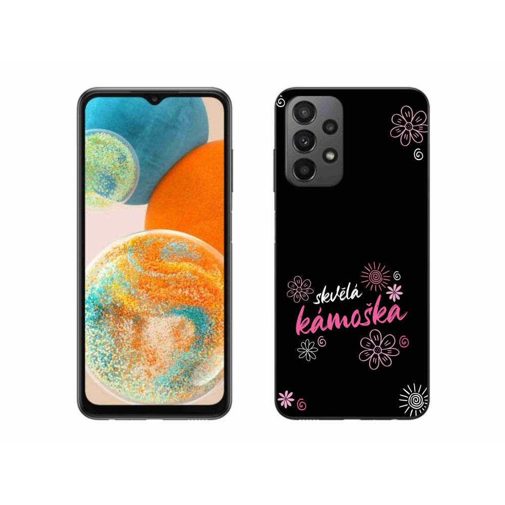 Gélový kryt mmCase na Samsung Galaxy A23 4G/5G - skvelá kamoška čierne pozadie