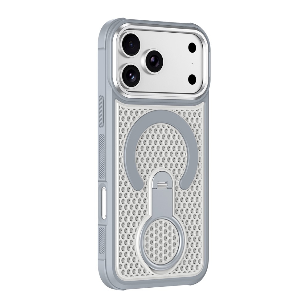 360 gélový obal s pevným chrbtom a MagSafe na mobil iPhone 18 Pro Max/17 Pro Max - biely