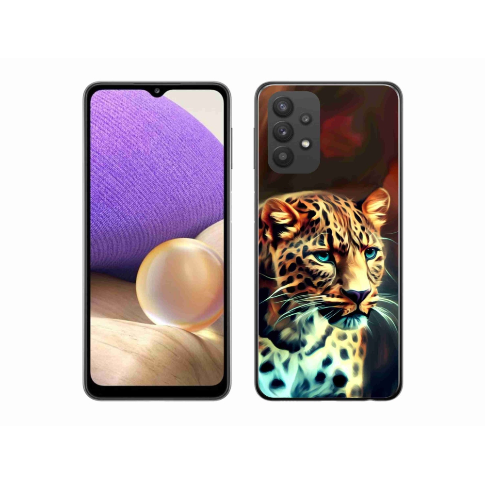 Gélový kryt mmCase na Samsung Galaxy A32 5G - leopard