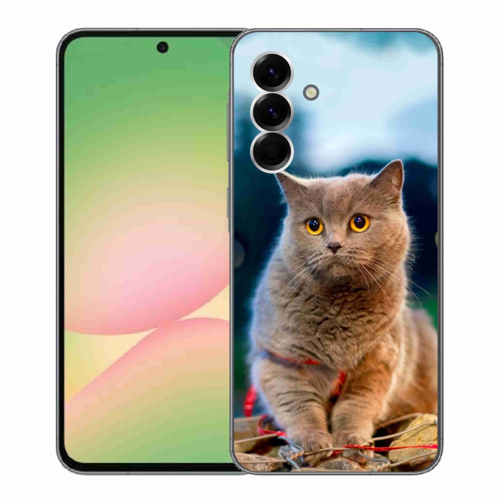Gélový kryt mmCase na Samsung Galaxy A56 5G - britská modrá 2