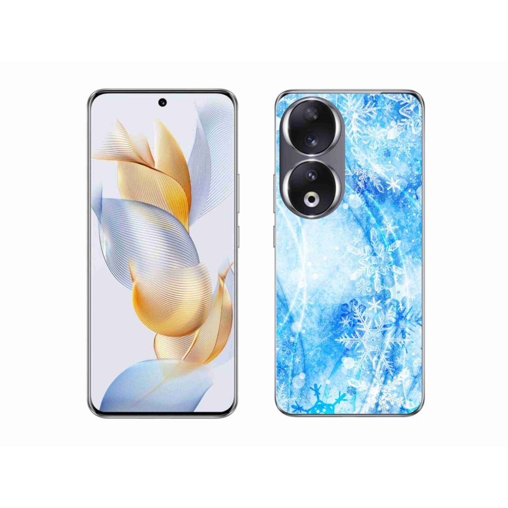 Gélový kryt mmCase na Honor 90 - snehové vločky