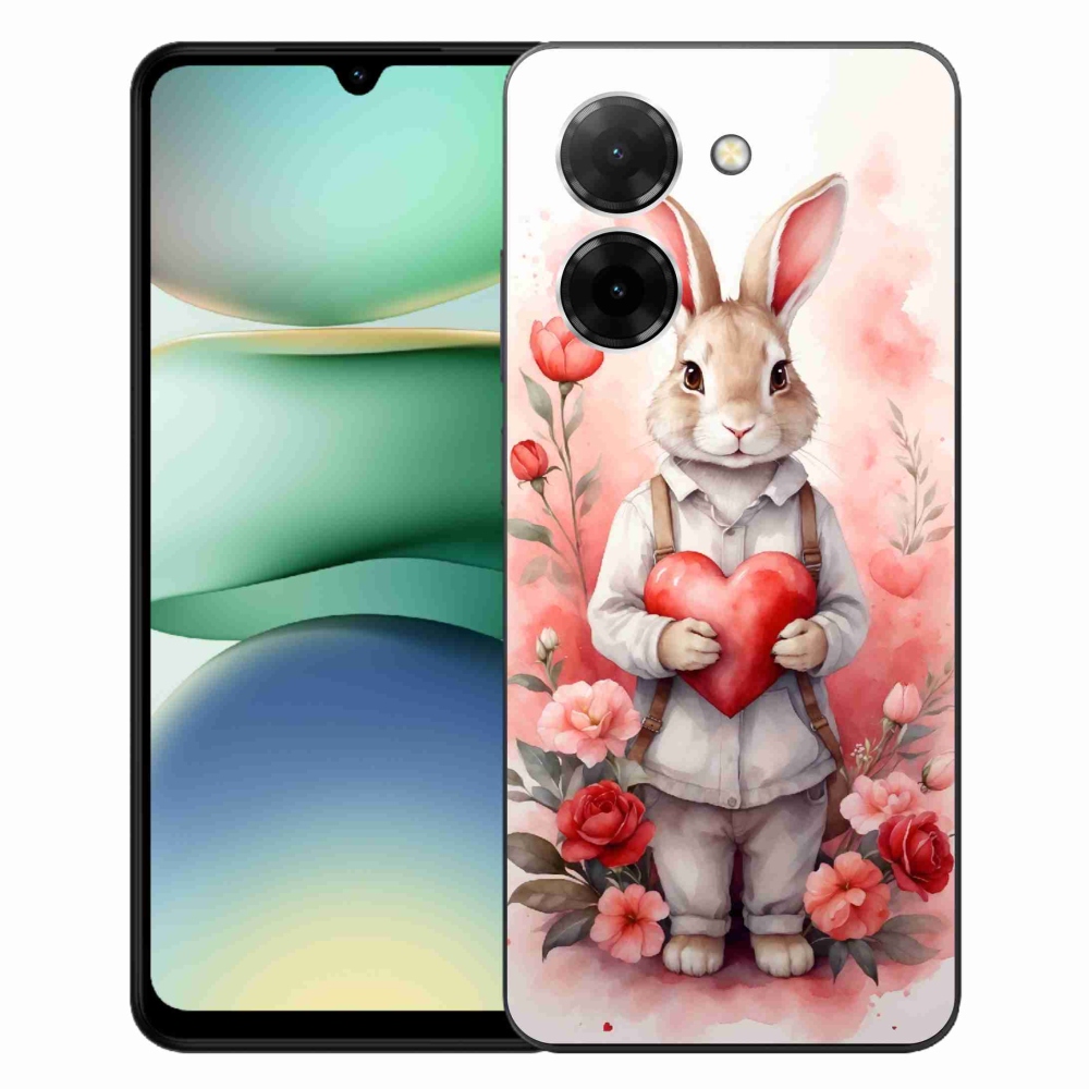 Gélový kryt mmCase na Xiaomi Redmi A5 - zajac so srdiečkom