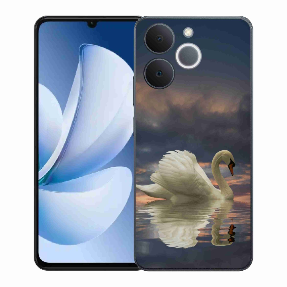 Gélový kryt mmCase na Realme Note 70T - labuť