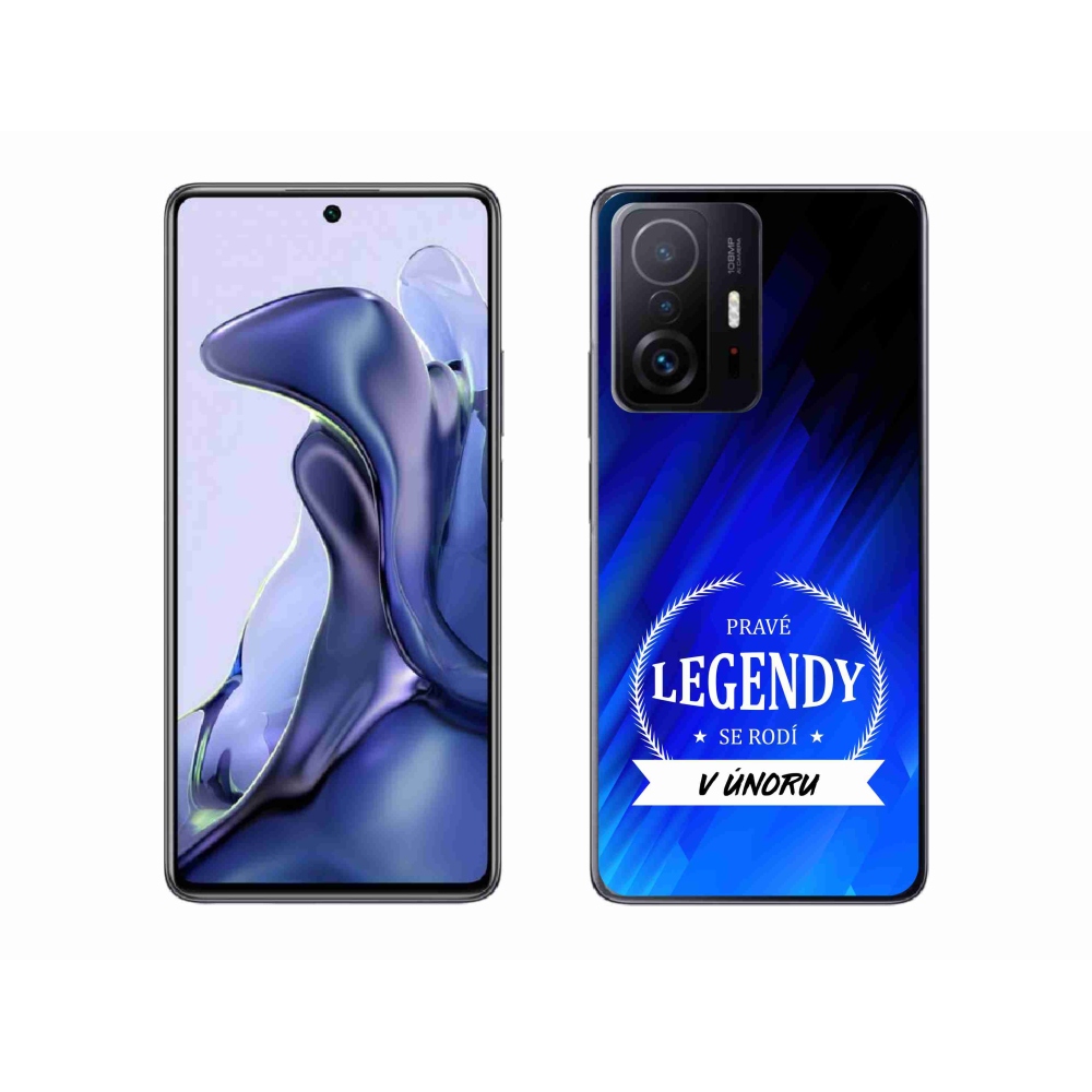 Gélový kryt mmCase na Xiaomi 11T Pro - legendy vo februári modré pozadie