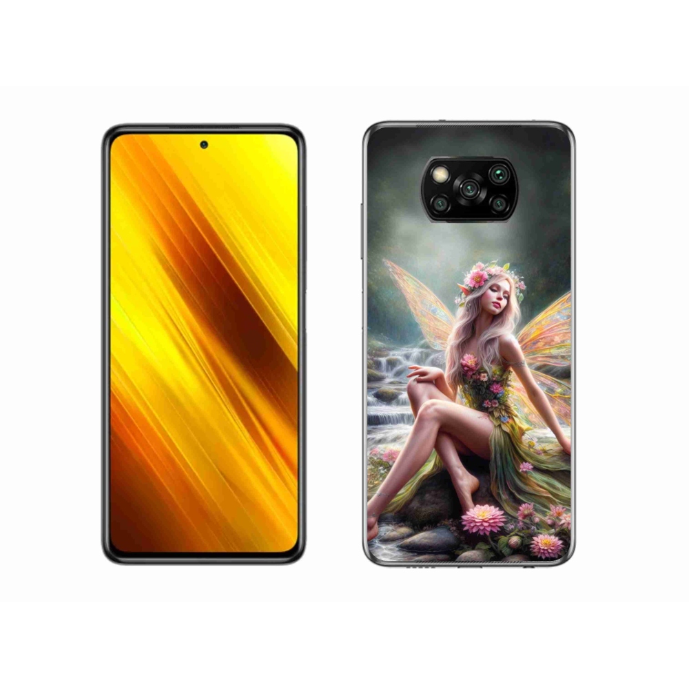 Gélový kryt mmCase na Xiaomi Poco X3 - motýlia žena 1