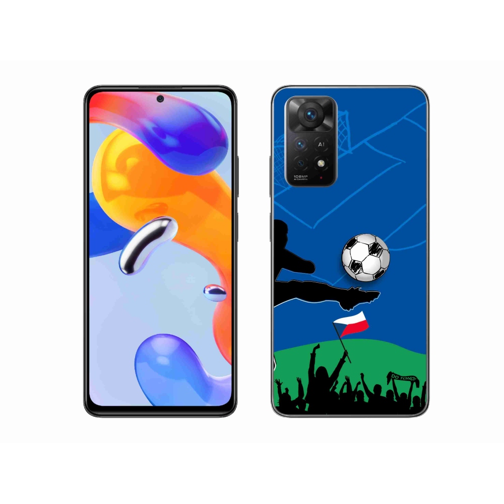 Gélový kryt mmCase na Xiaomi Redmi Note 11 Pro 4G/5G - fanúšikovia futbalu