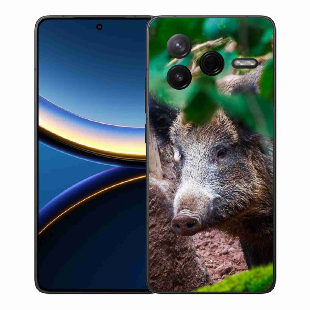 Gélový kryt mmCase na Xiaomi Poco F7 Pro - divoké prasa