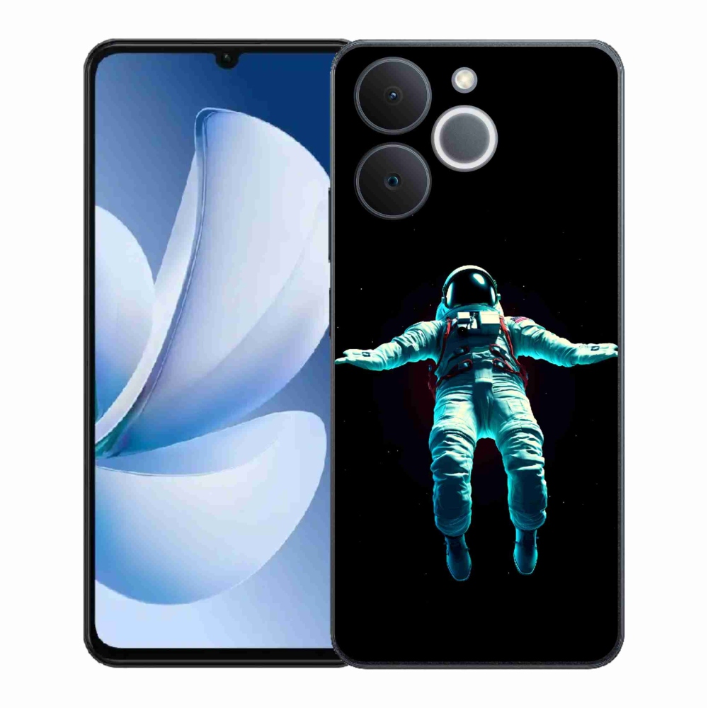 Gélový kryt mmCase na Realme Note 70T - kozmonaut