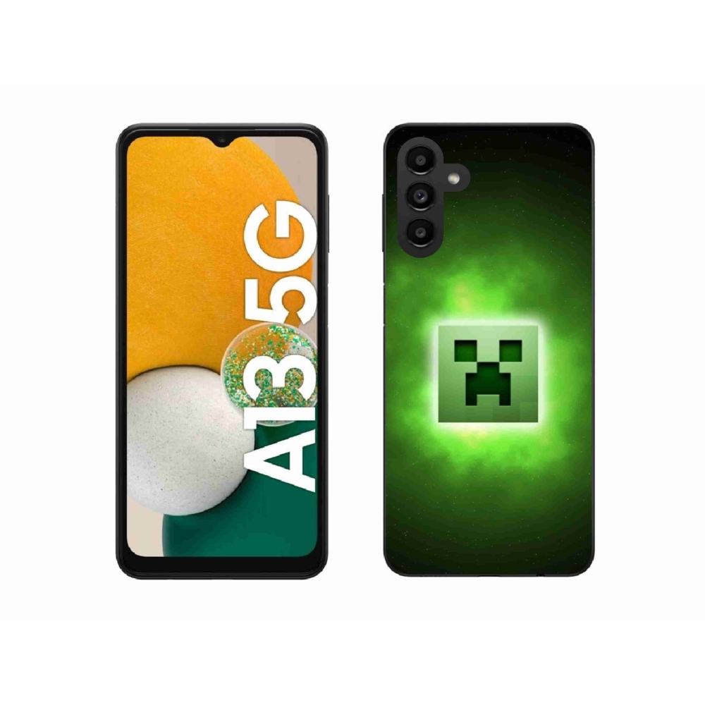 Gélový kryt mmCase na Samsung Galaxy A13 5G - minecraft