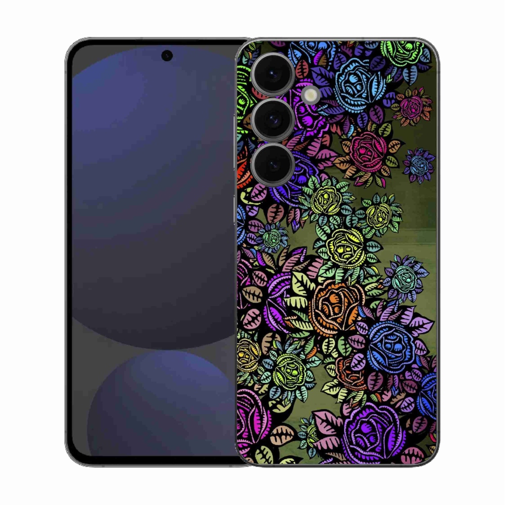 Gélový kryt mmCase na Samsung Galaxy S25 FE - kvety 6