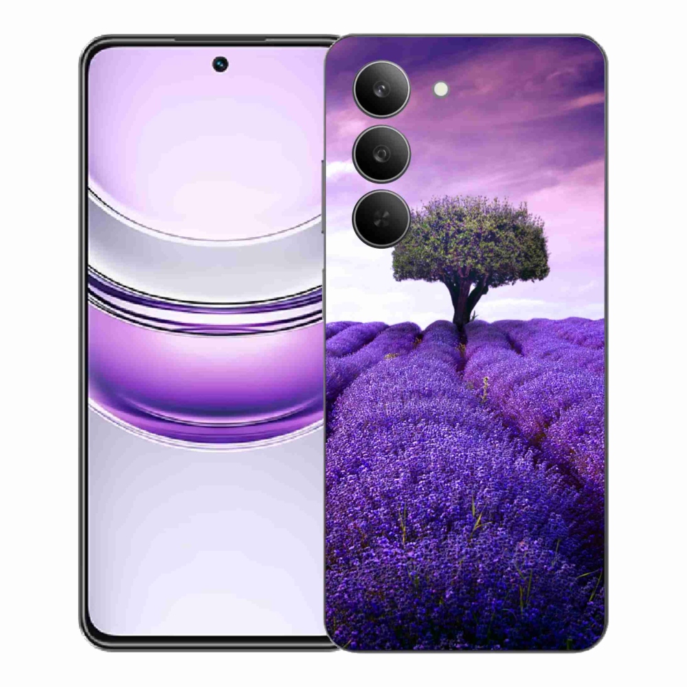 Gélový kryt mmCase na Realme 14x 5G - levanduľová lúka