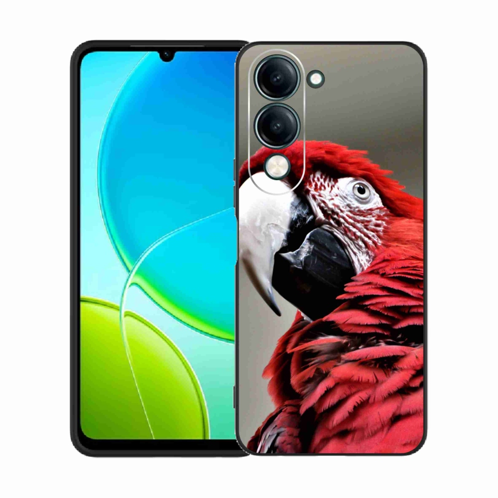 Gélový kryt mmCase na Vivo Y29s 5G - papagáj ara červený