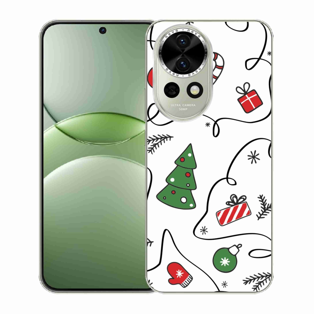 Gélový kryt mmCase na Huawei Nova 13 5G - vianočné motívy