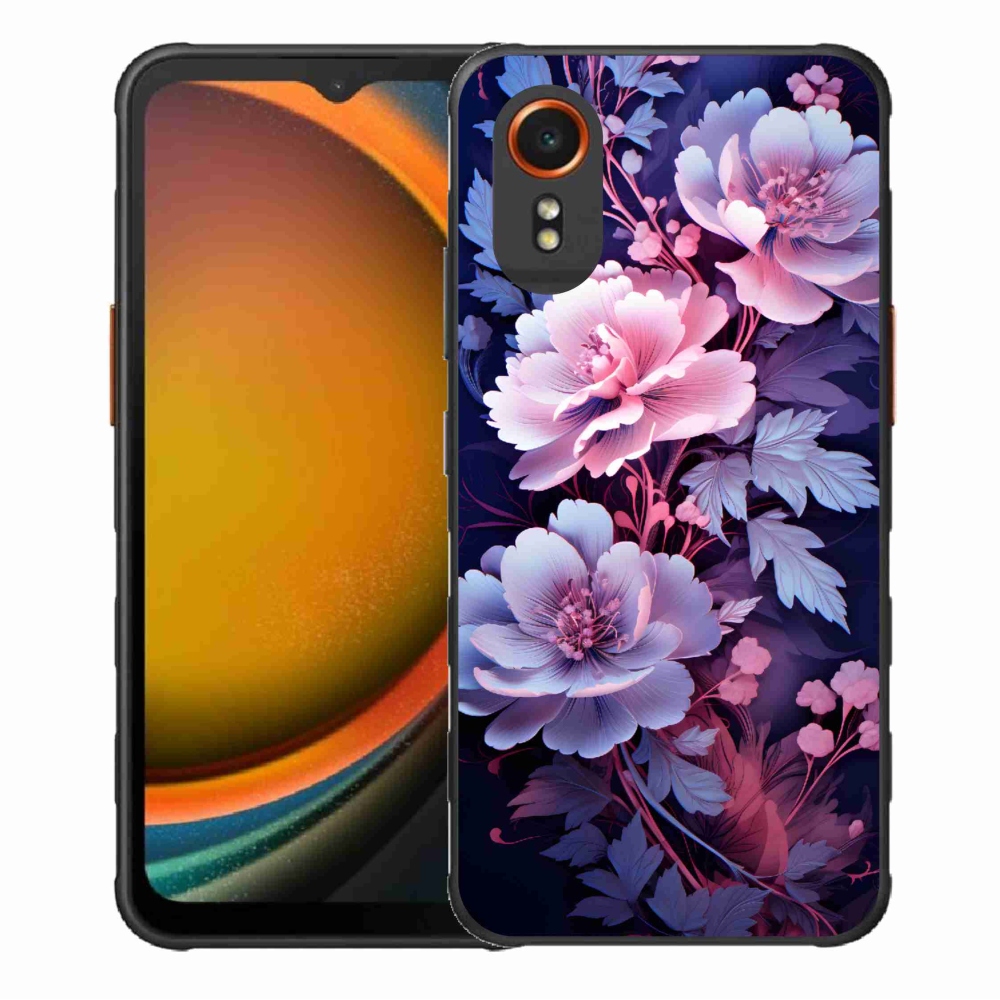 Gélový kryt mmCase na Samsung Galaxy Xcover 7 - kvety 11