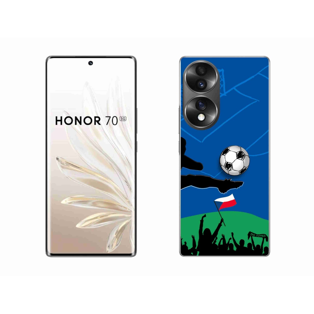 Gélový kryt mmCase na Honor 70 - fanúšikovia futbalu