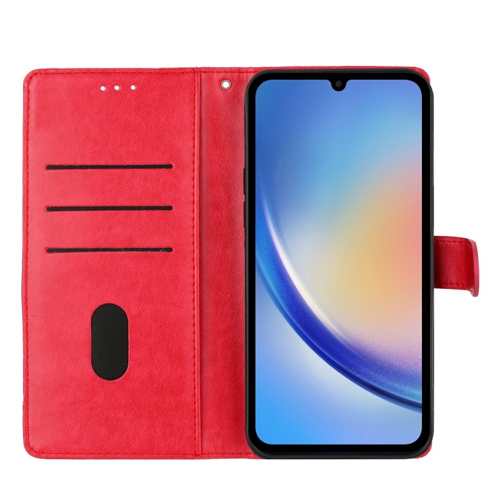 Floralis knižkové púzdro na Xiaomi 15T Pro - červené