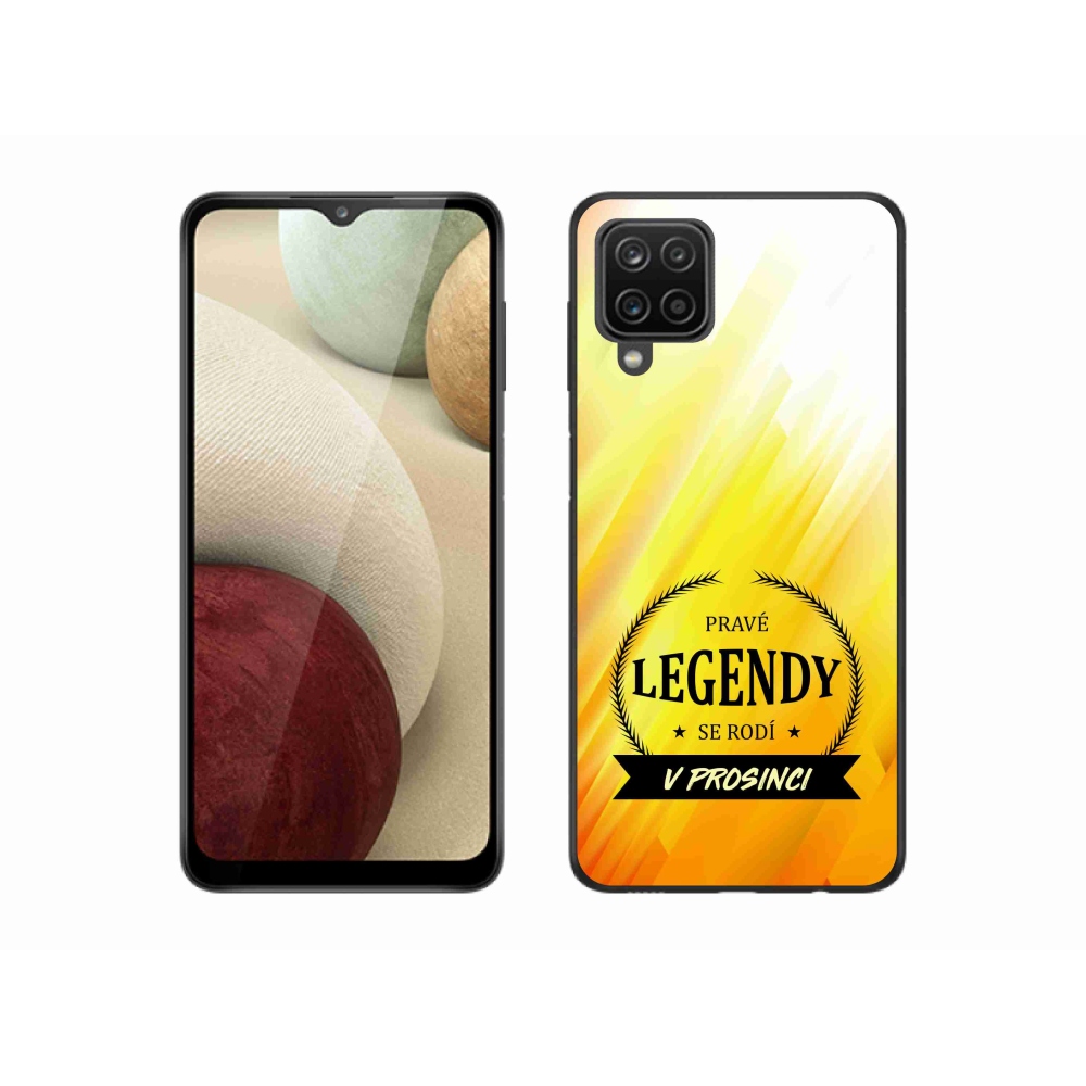 Gélový kryt mmCase na Samsung Galaxy M12 - legendy v decembri žlté pozadie