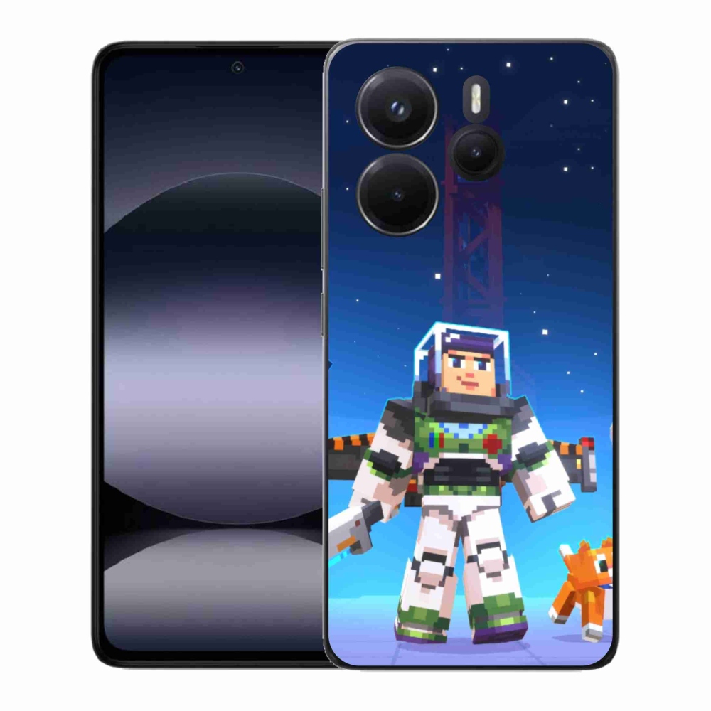 Gélový kryt mmCase na Xiaomi Redmi Note 14 - minecraft 2