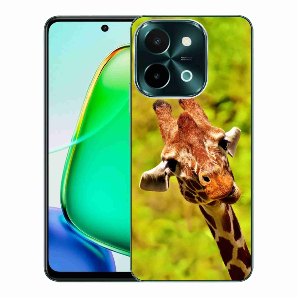 Gélový kryt mmCase na Vivo Y28 - žirafa