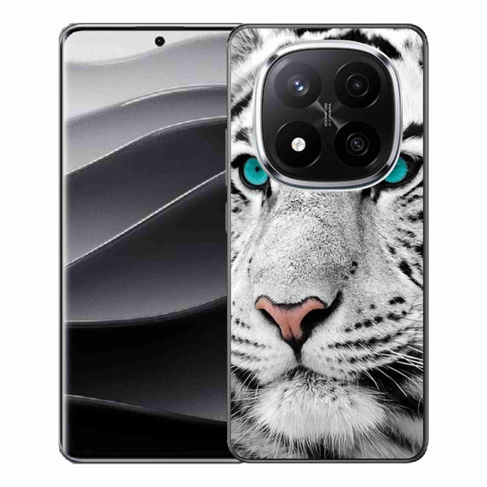 Gélový kryt mmCase na Xiaomi Redmi Note 14 Pro+ 5G - biely tiger