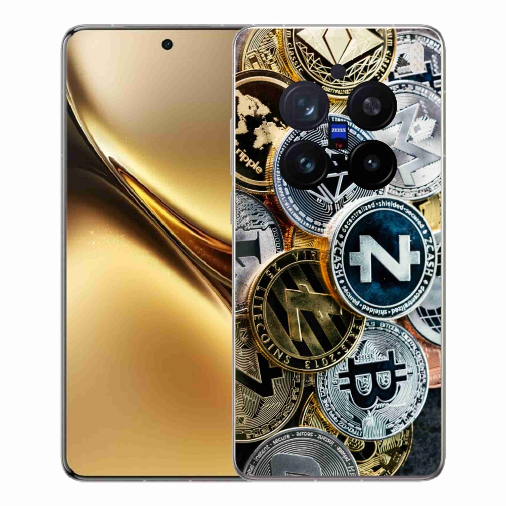 Gélový kryt mmCase na Vivo X200 Pro 5G - kryptomeny