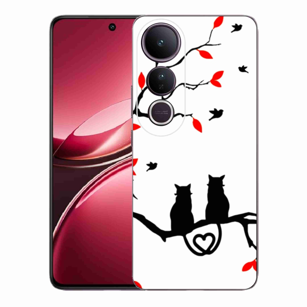 Gélový kryt mmCase na Vivo V50 Lite 4G/5G - mačacia láska